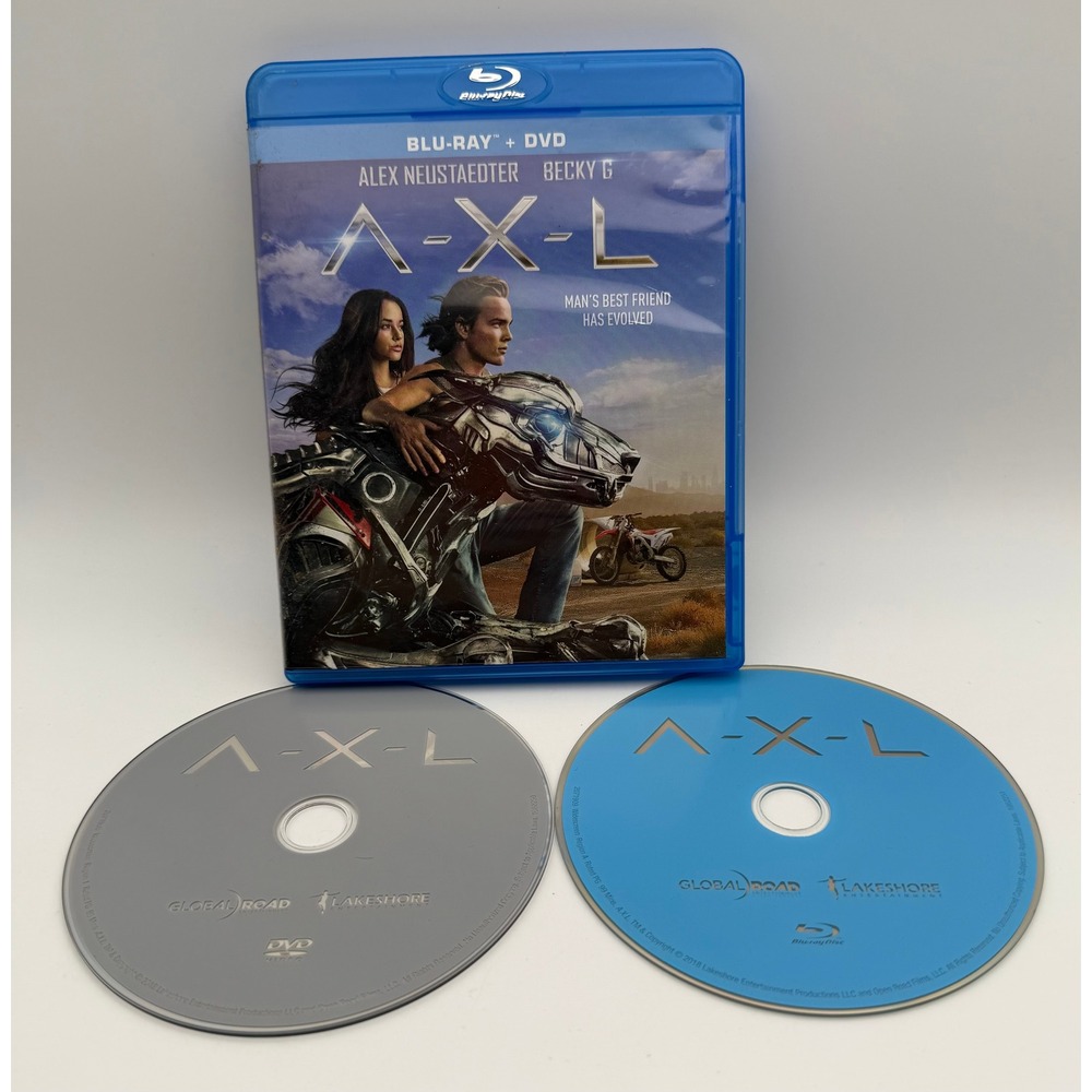 A-X-L Blu-ray DVD Combo Pack Alex Neustaedter Becky G Sci-Fi Action Movie